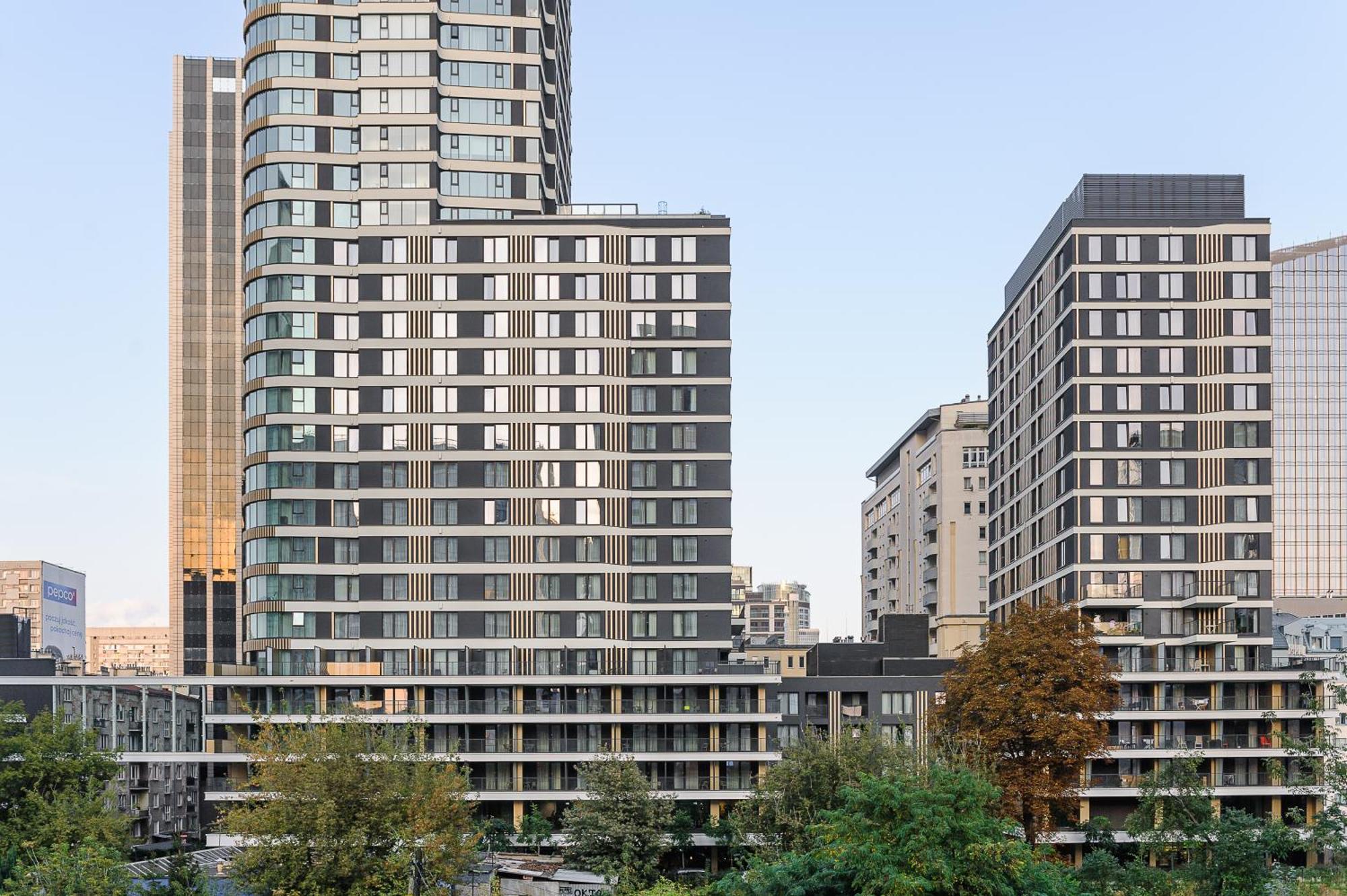 Luxury Apartments In Platinum Tower Warszawa Exteriör bild